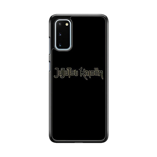 Jujutsu Kaisen Logo Black Gold Samsung Galaxy S20 Case - ezzyst