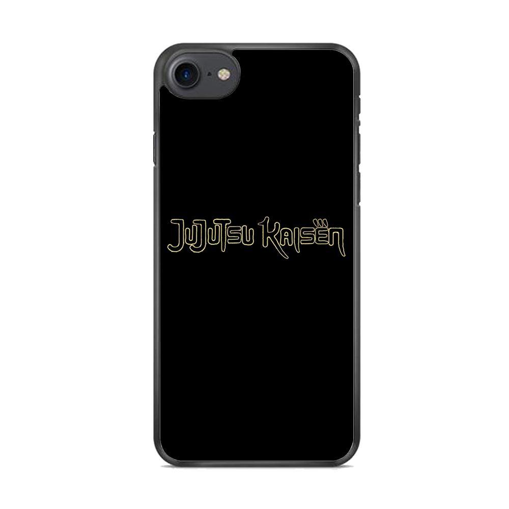 Jujutsu Kaisen Logo Black Gold iPhone 8 Case - ezzyst