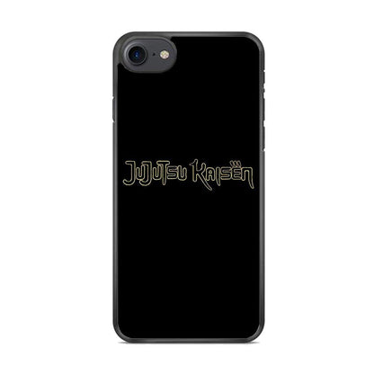 Jujutsu Kaisen Logo Black Gold iPhone 8 Case - ezzyst