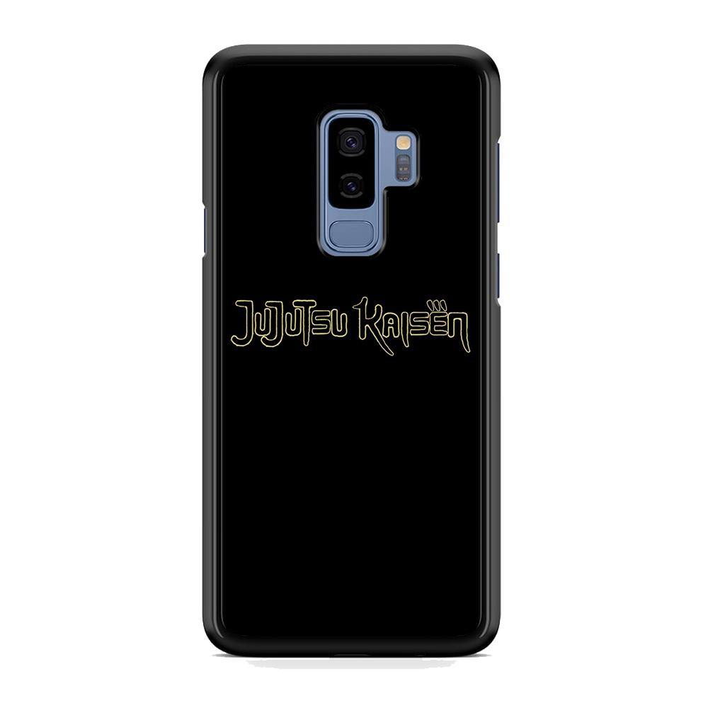 Jujutsu Kaisen Logo Black Gold Samsung Galaxy S9 Plus Case - ezzyst