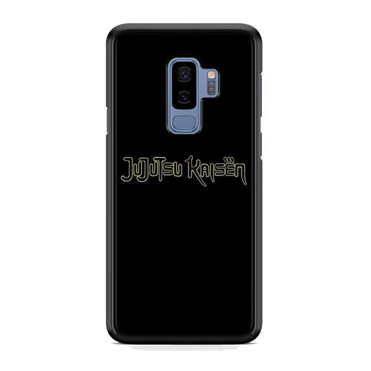 Jujutsu Kaisen Logo Black Gold Samsung Galaxy S9 Plus Case - ezzyst