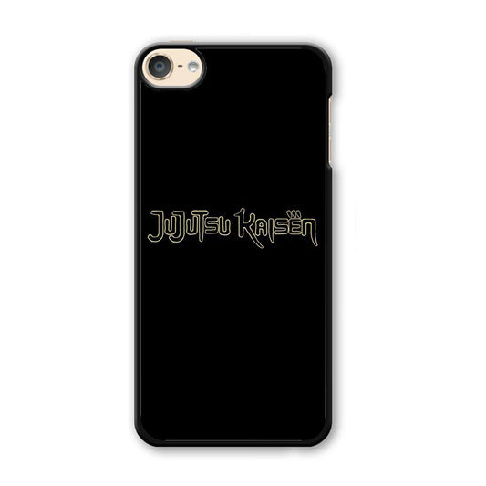 Jujutsu Kaisen Logo Black Gold iPod Touch 6 Case - Ezzystore