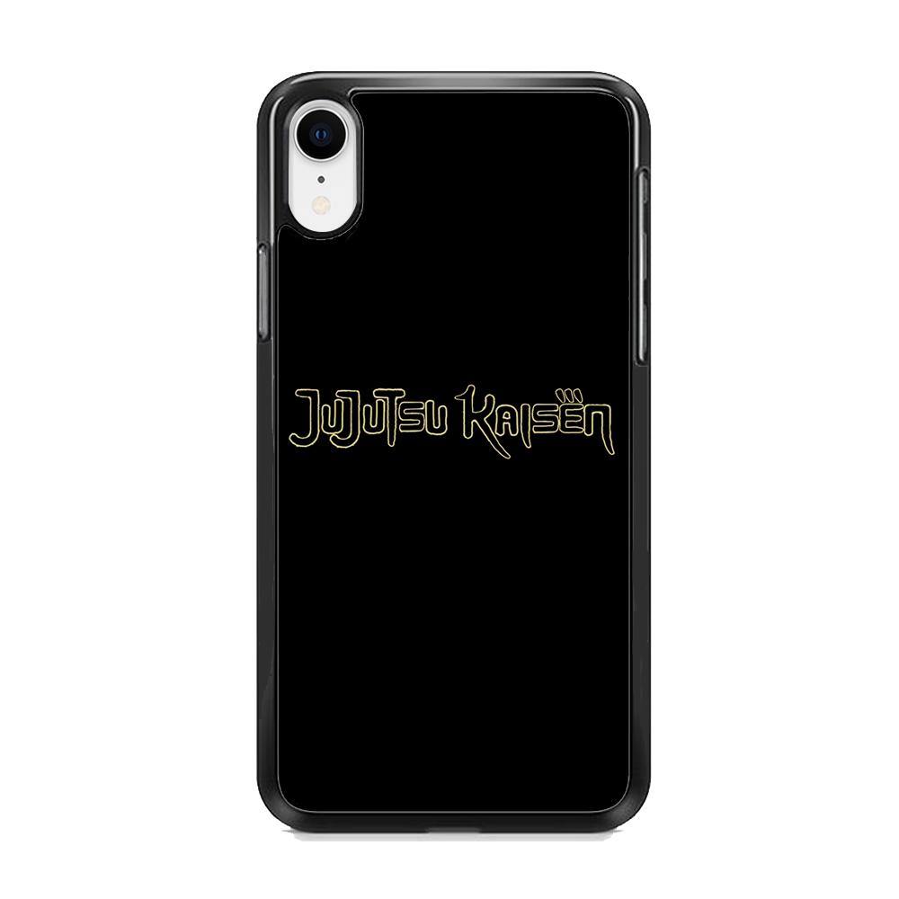 Jujutsu Kaisen Logo Black Gold iPhone XR Case - ezzyst
