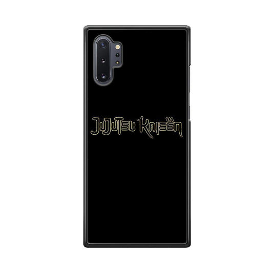 Jujutsu Kaisen Logo Black Gold Samsung Galaxy Note 10 Plus Case - ezzyst