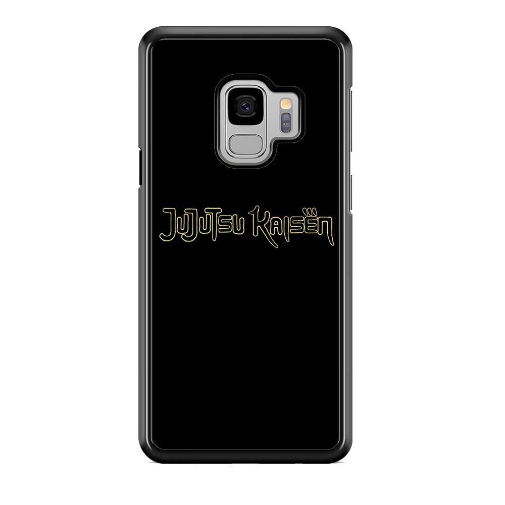 Jujutsu Kaisen Logo Black Gold Samsung Galaxy S9 Case - ezzyst