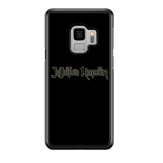 Jujutsu Kaisen Logo Black Gold Samsung Galaxy S9 Case - ezzyst