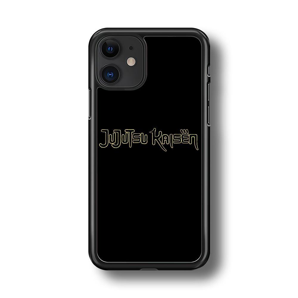 Jujutsu Kaisen Logo Black Gold iPhone 11 Case - ezzyst