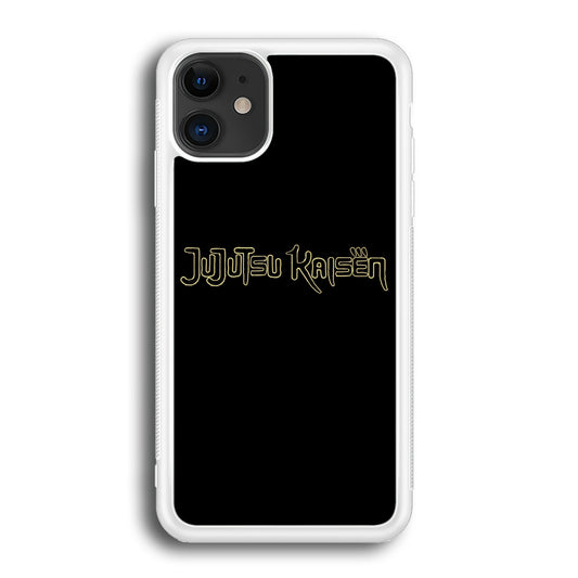 Jujutsu Kaisen Logo Black Gold iPhone 12 Case