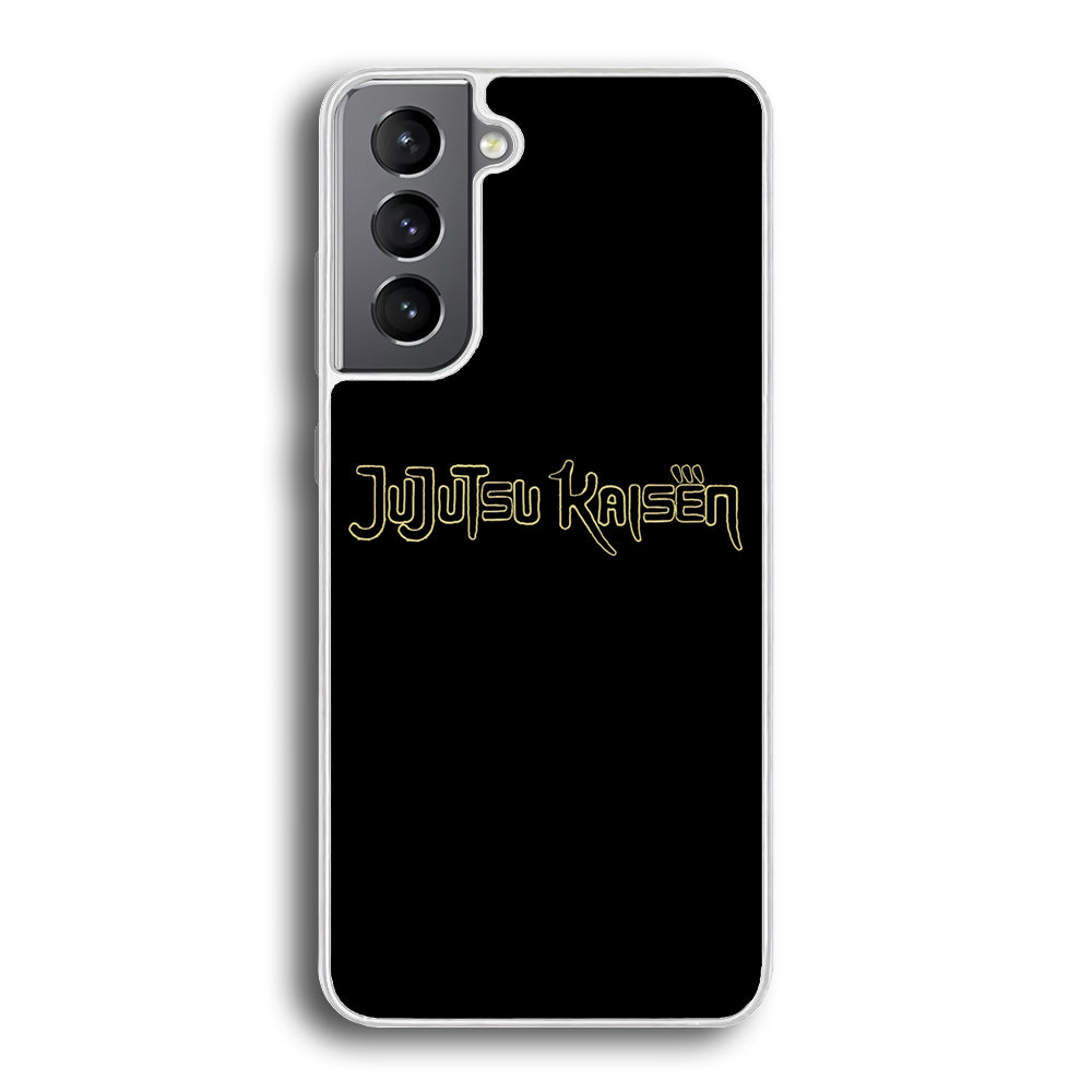 Jujutsu Kaisen Logo Black Gold Samsung Galaxy S21 Case