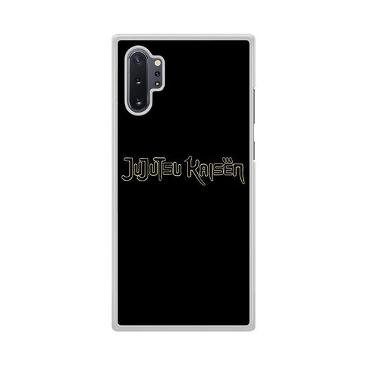 Jujutsu Kaisen Logo Black Gold Samsung Galaxy Note 10 Plus Case - ezzyst