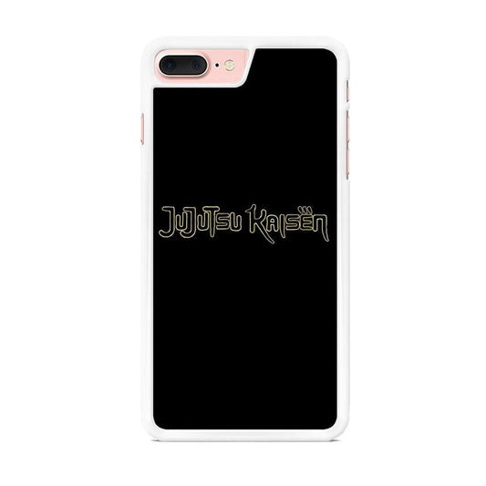 Jujutsu Kaisen Logo Black Gold iPhone 8 Plus Case - ezzyst