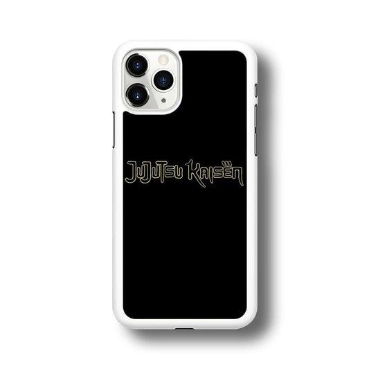 Jujutsu Kaisen Logo Black Gold iPhone 11 Pro Case - ezzyst