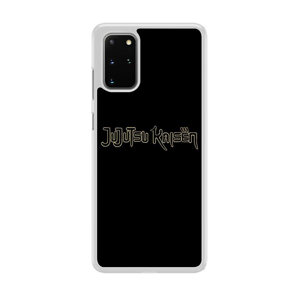 Jujutsu Kaisen Logo Black Gold Samsung Galaxy S20 Plus Case - ezzyst