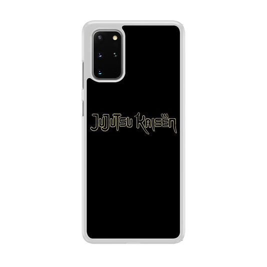 Jujutsu Kaisen Logo Black Gold Samsung Galaxy S20 Plus Case - ezzyst