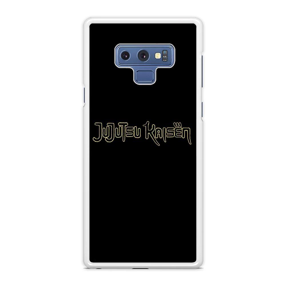 Jujutsu Kaisen Logo Black Gold Samsung Galaxy Note 9 Case - ezzyst