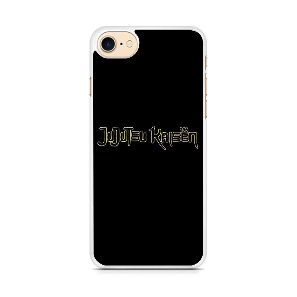 Jujutsu Kaisen Logo Black Gold iPhone 8 Case - ezzyst