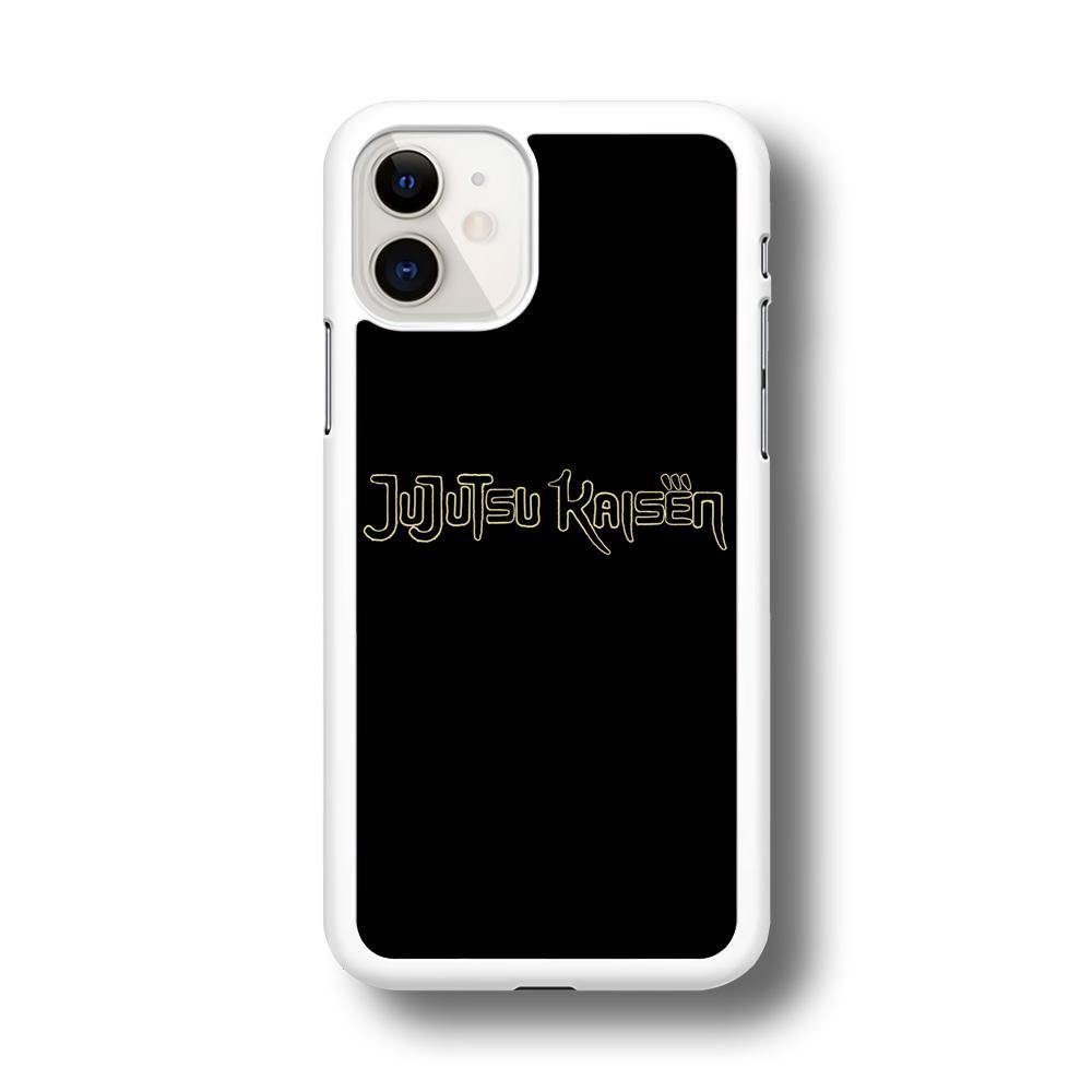 Jujutsu Kaisen Logo Black Gold iPhone 11 Case - ezzyst