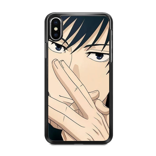 Jujutsu Kaisen Megumi Face iPhone Xs Case - ezzyst
