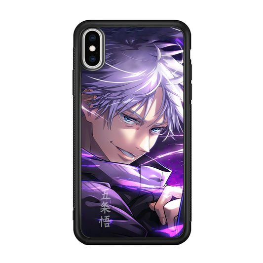 Jujutsu Kaisen Satoru Aura iPhone XS Case