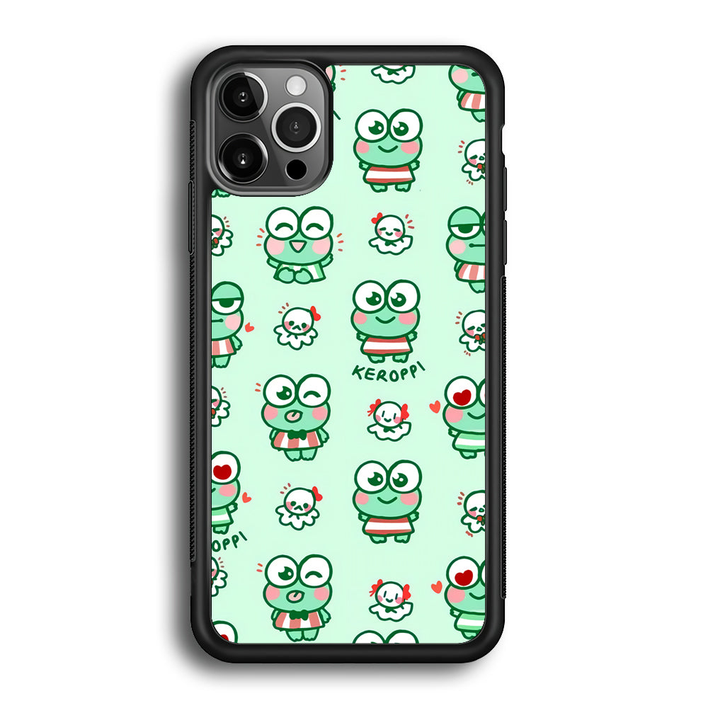 Keroppi Cute Expression iPhone 12 Pro Case