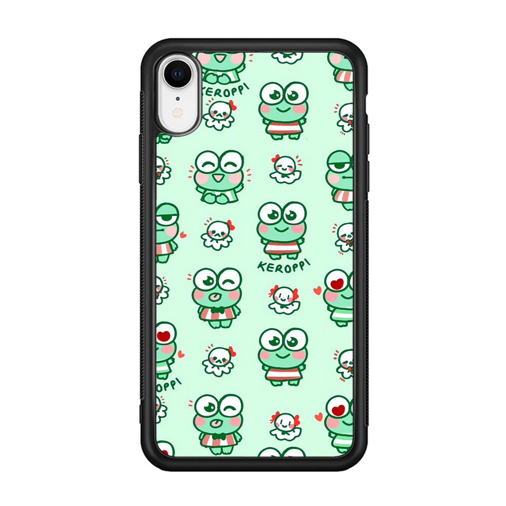 Keroppi Cute Expression iPhone XR Case