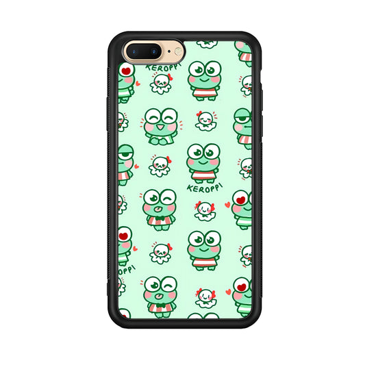 Keroppi Cute Expression iPhone 8 Plus Case