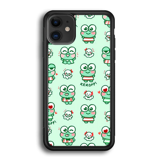 Keroppi Cute Expression iPhone 12 Case