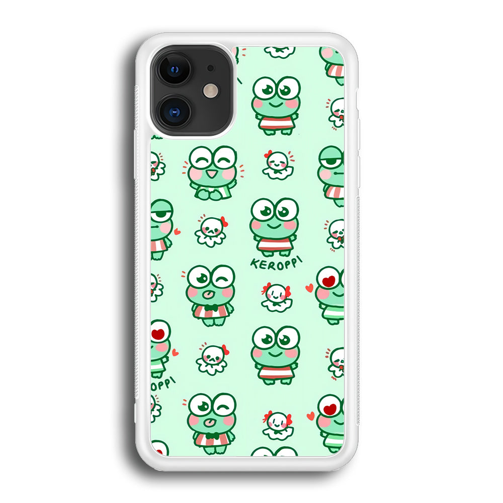 Keroppi Cute Expression iPhone 12 Case