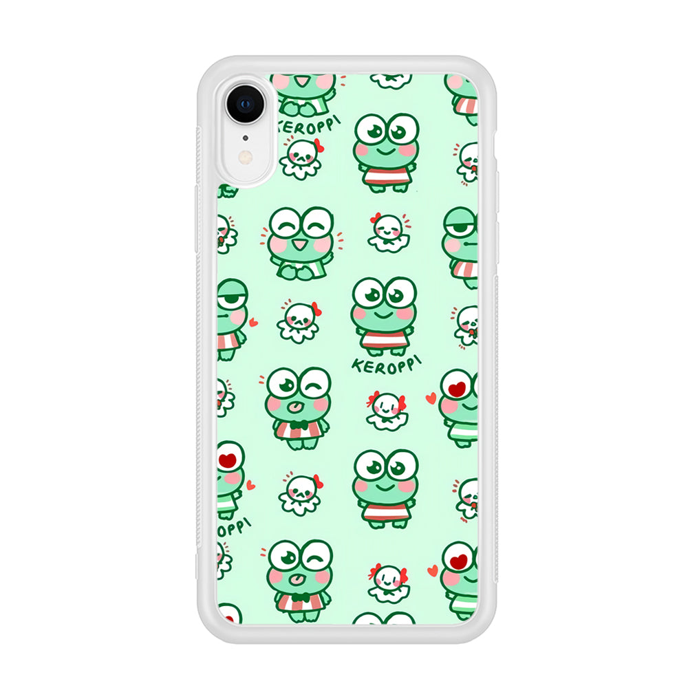 Keroppi Cute Expression iPhone XR Case