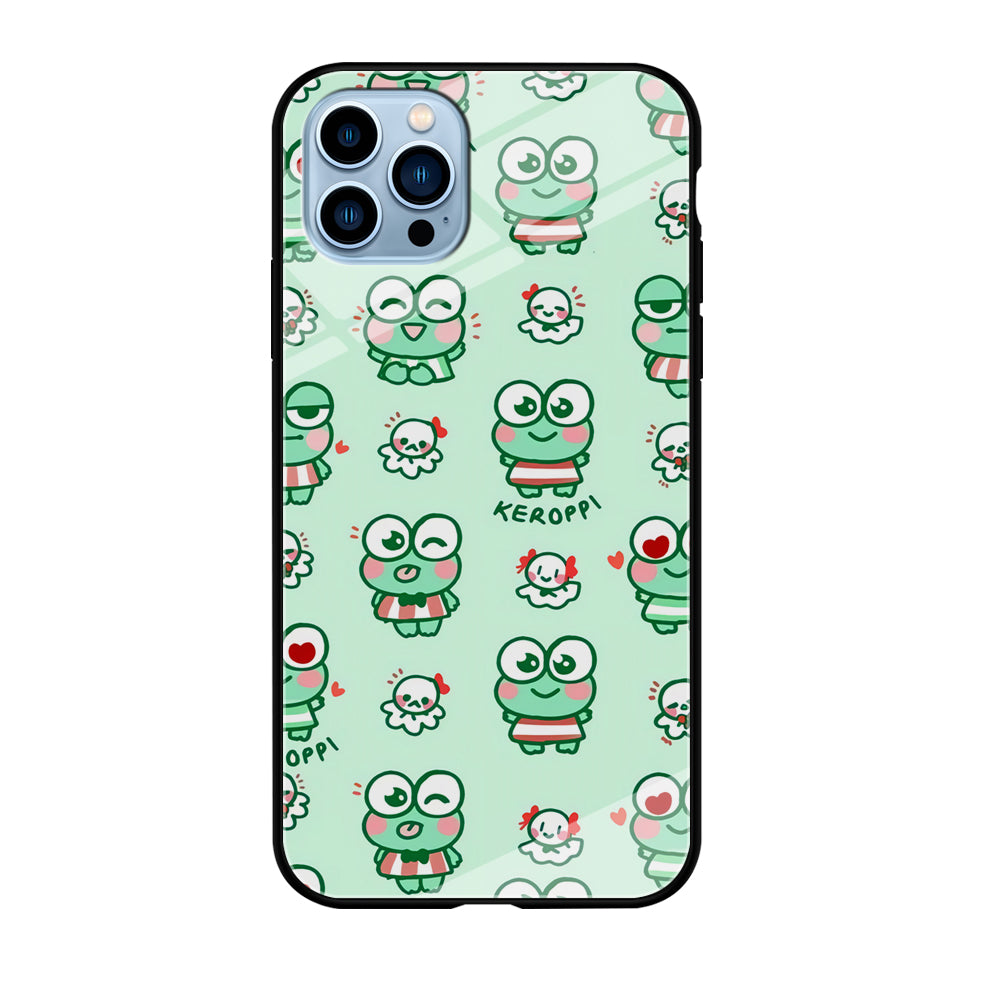 Keroppi Cute Expression iPhone 12 Pro Case