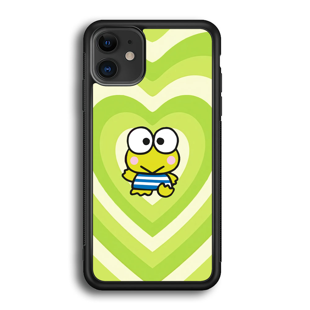 Keroppi Love Pattern iPhone 12 Case