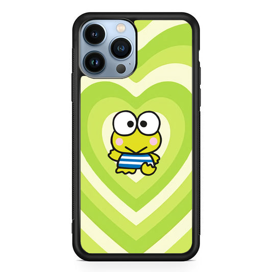 Keroppi Love Pattern iPhone 13 Pro Max Case