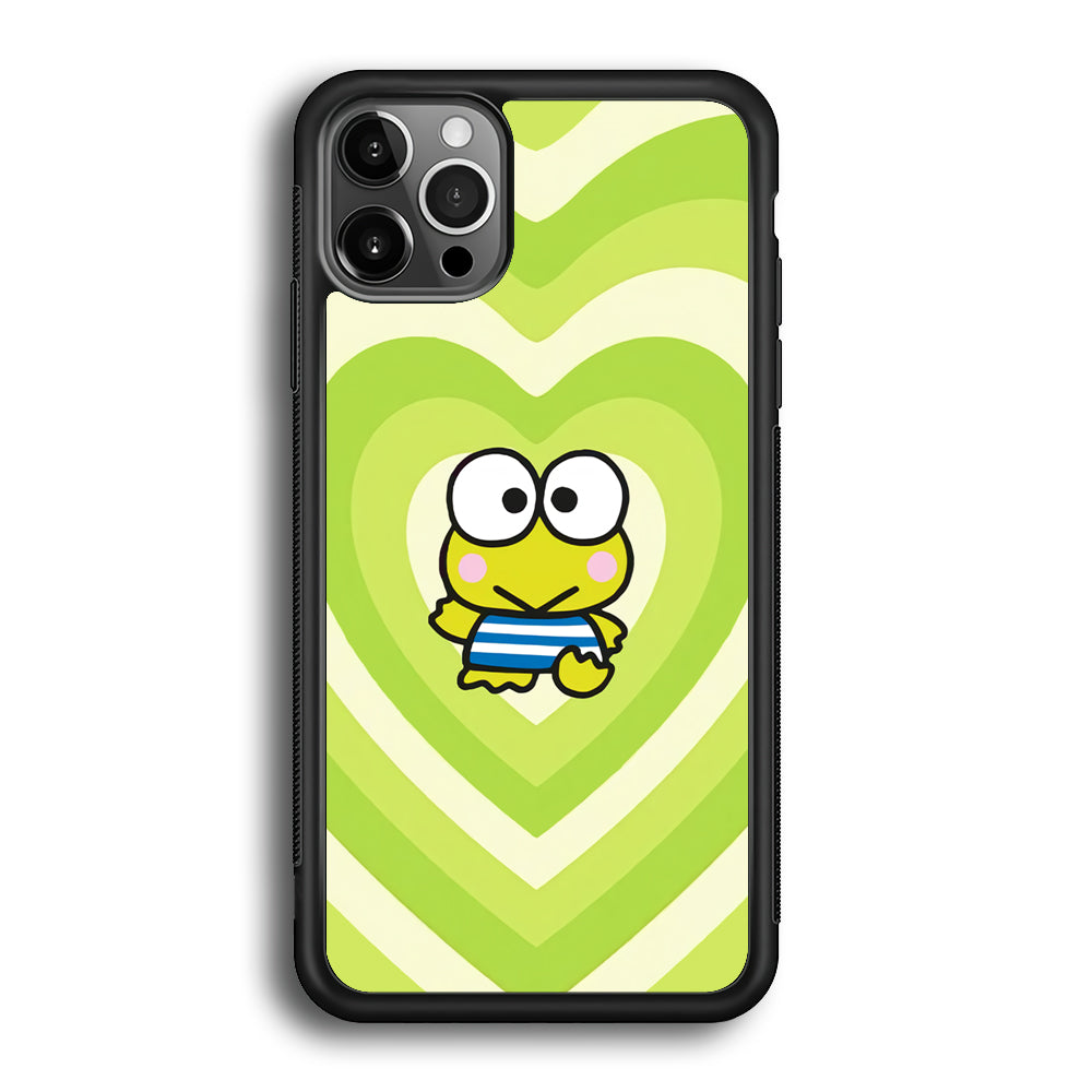 Keroppi Love Pattern iPhone 12 Pro Case