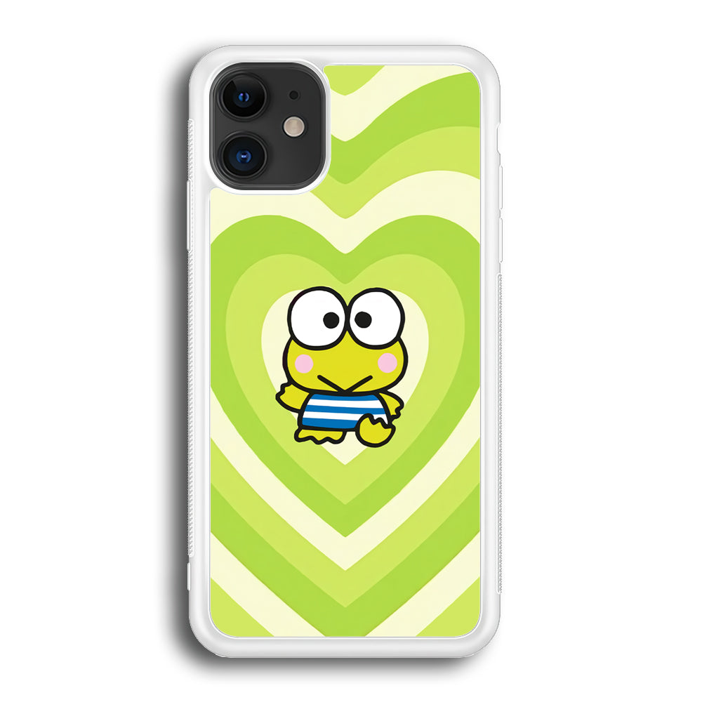 Keroppi Love Pattern iPhone 12 Case