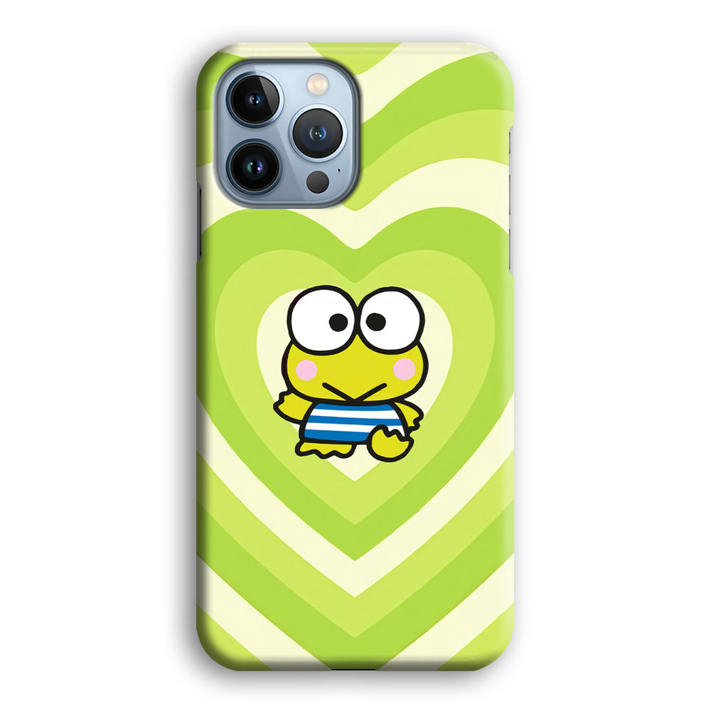 Keroppi Love Pattern iPhone 13 Pro Max Case