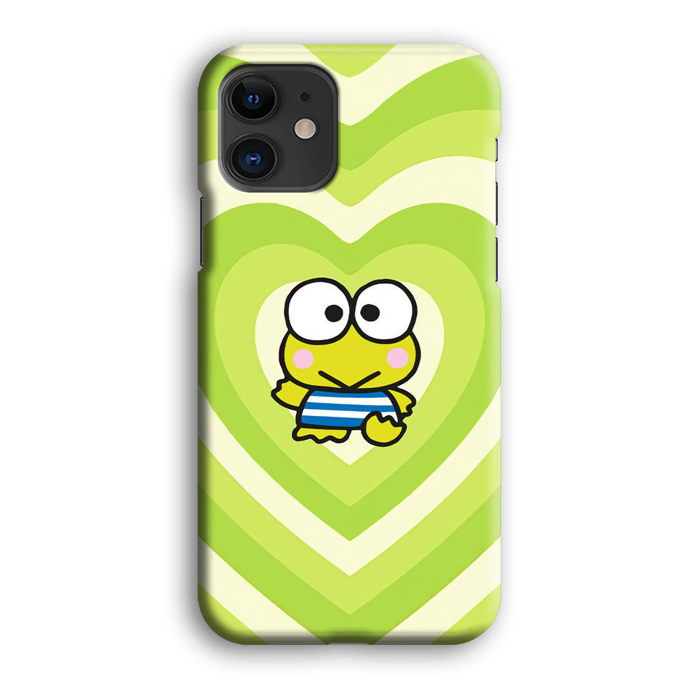 Keroppi Love Pattern iPhone 12 Case