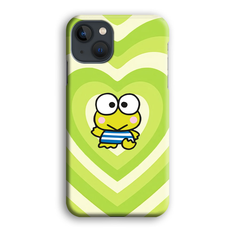 Keroppi Love Pattern iPhone 13 Case