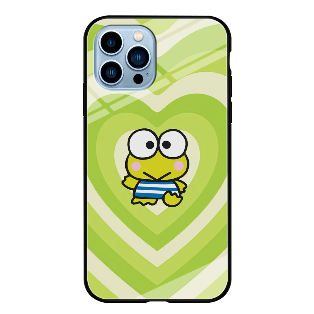 Keroppi Love Pattern iPhone 13 Pro Case