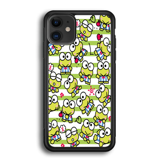 Keroppi Stripe iPhone 12 Case