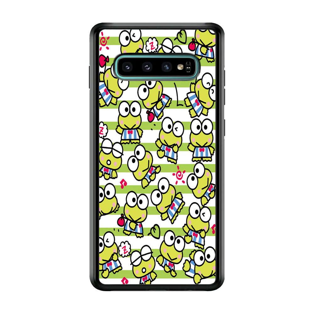 Keroppi Stripe Samsung Galaxy S10 Plus Case