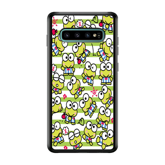 Keroppi Stripe Samsung Galaxy S10 Plus Case