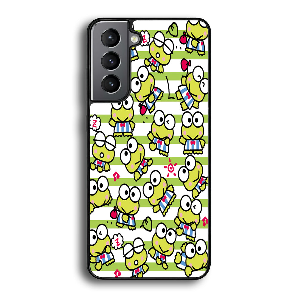 Keroppi Stripe Samsung Galaxy S21 Plus Case