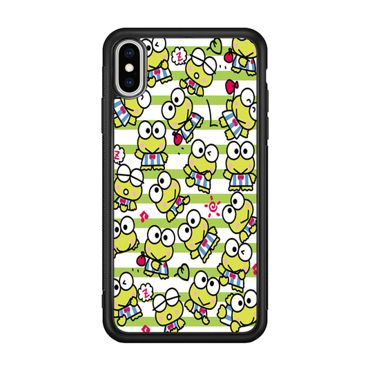 Keroppi Stripe iPhone XS Case