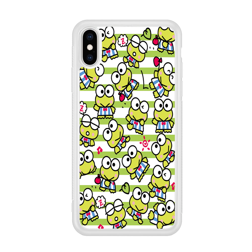 Keroppi Stripe iPhone XS Case