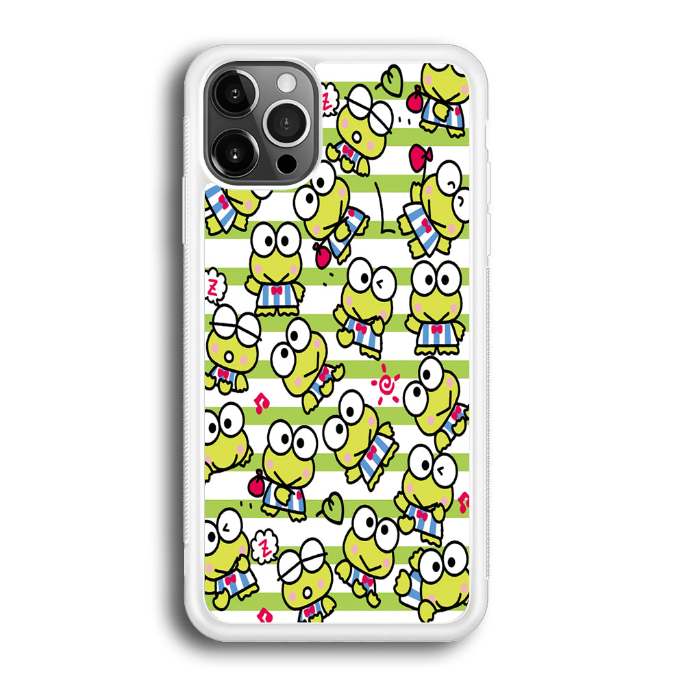 Keroppi Stripe iPhone 12 Pro Case