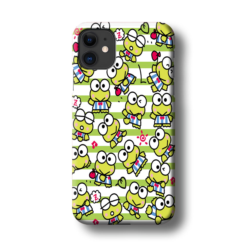 Keroppi Stripe iPhone 11 Case