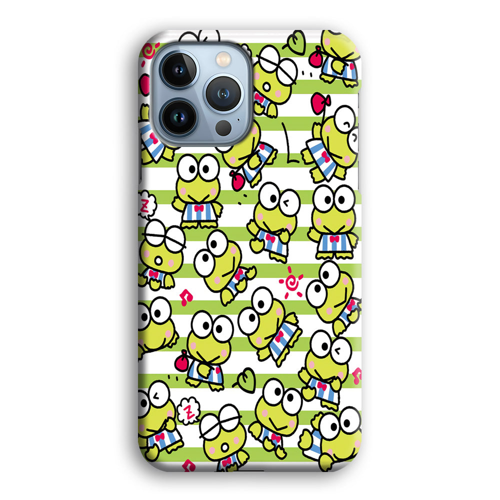 Keroppi Stripe iPhone 13 Pro Max Case