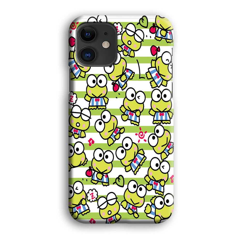 Keroppi Stripe iPhone 12 Case