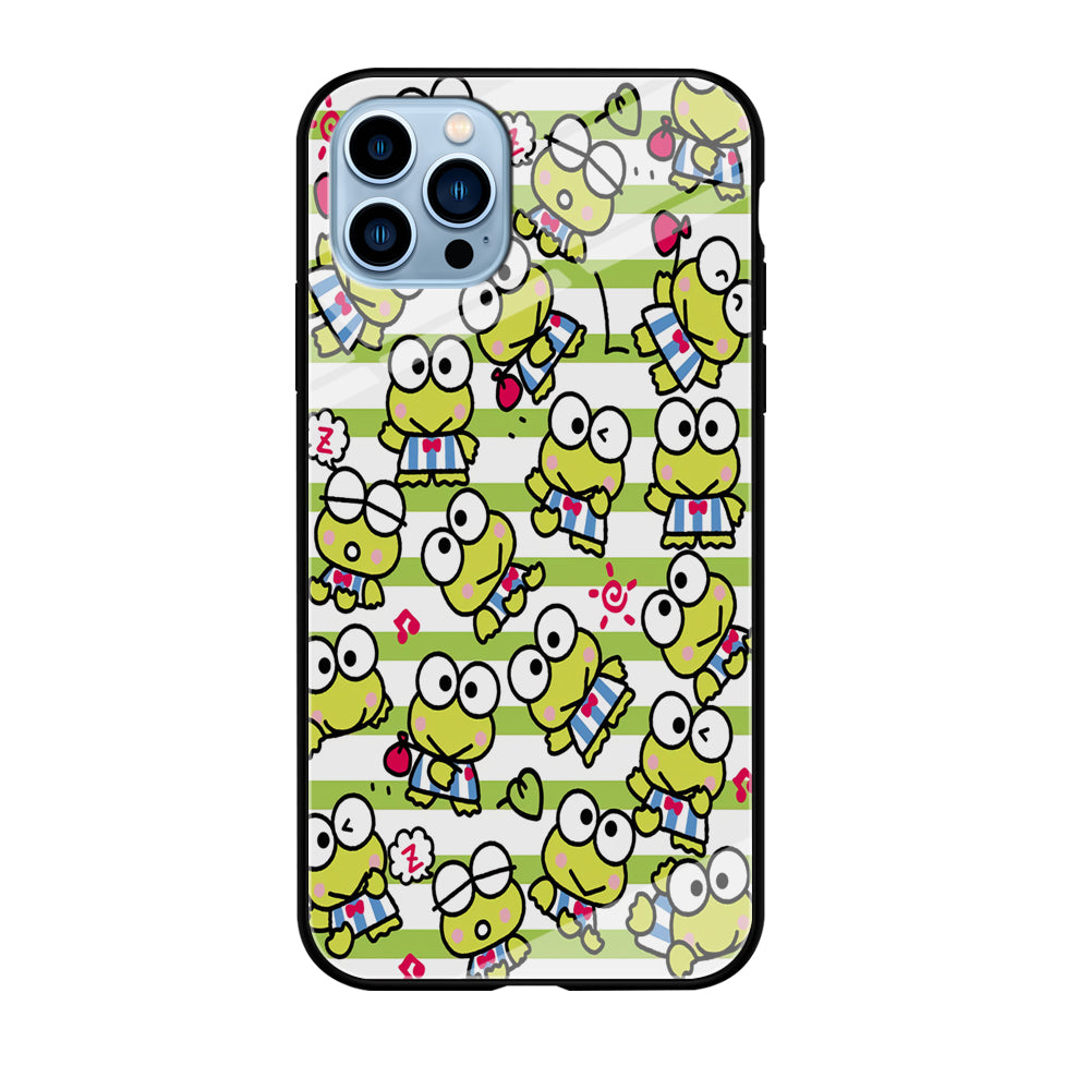 Keroppi Stripe iPhone 12 Pro Case