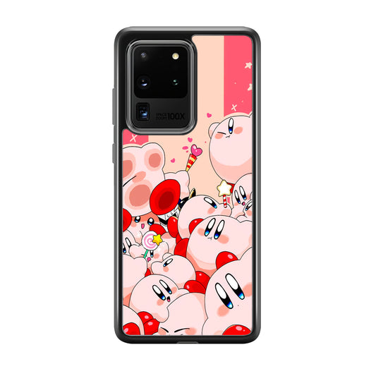 Kirby Cute Party Samsung Galaxy S20 Ultra Case